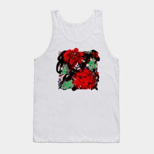 Abstract Roses Tank Top